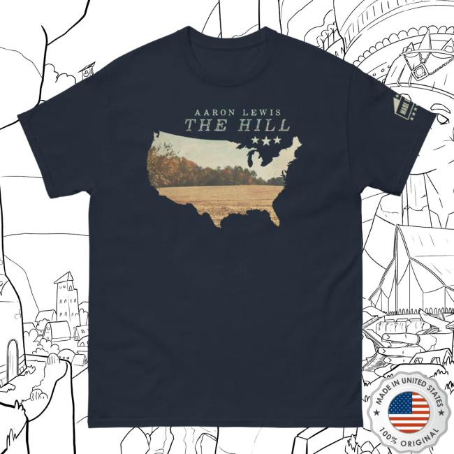 Official Aaron Lewis Merch Store Aaron Lewis - The Hill Tee Aaron Lewis Apparel Clothing Shop