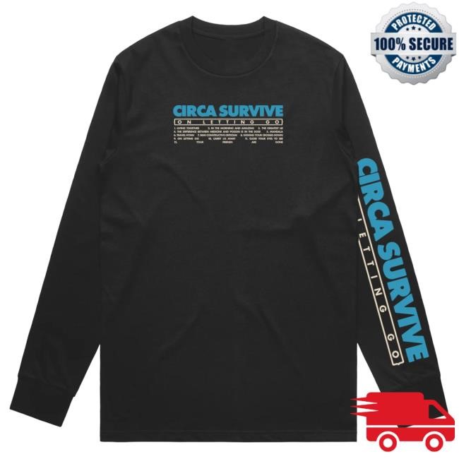 Circa Survive OLG Tracklist LS Tee Circa Survive On Letting Go