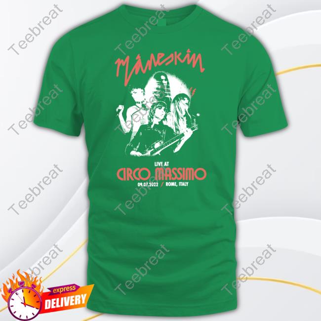 Maneskin Band Tour Circo Massimo 2022 Shirt