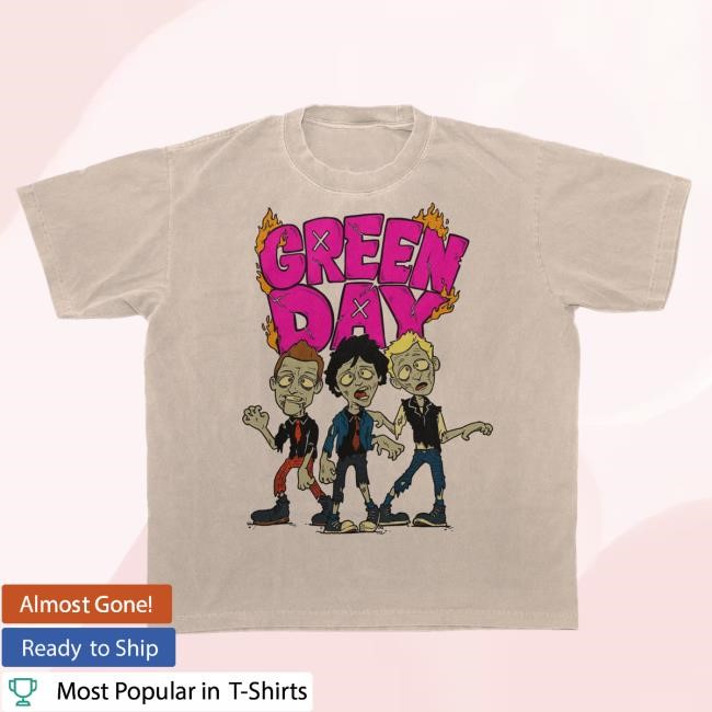 Greenday Walking Green Day Zombie Shirt