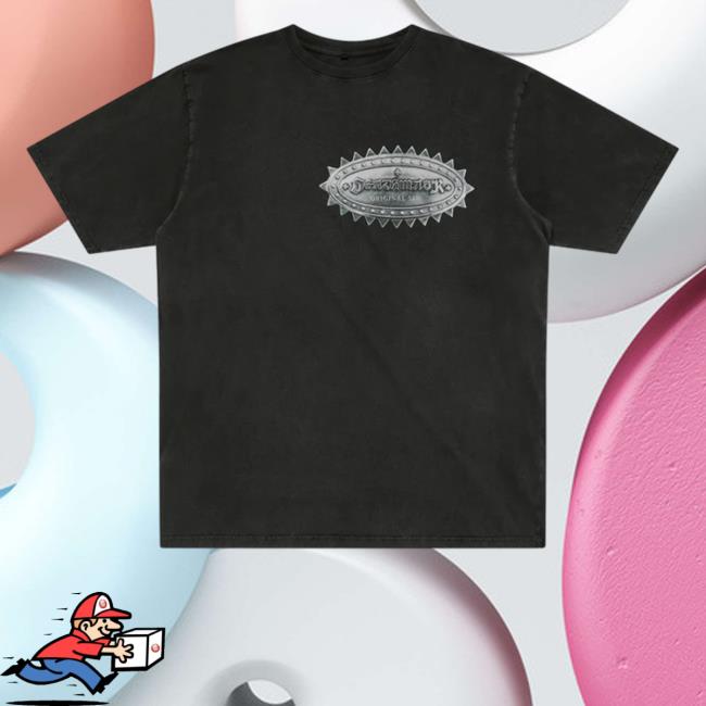 Official Dover Street Market Deathmask Merchandise Original Sin Badge Logo Shirt