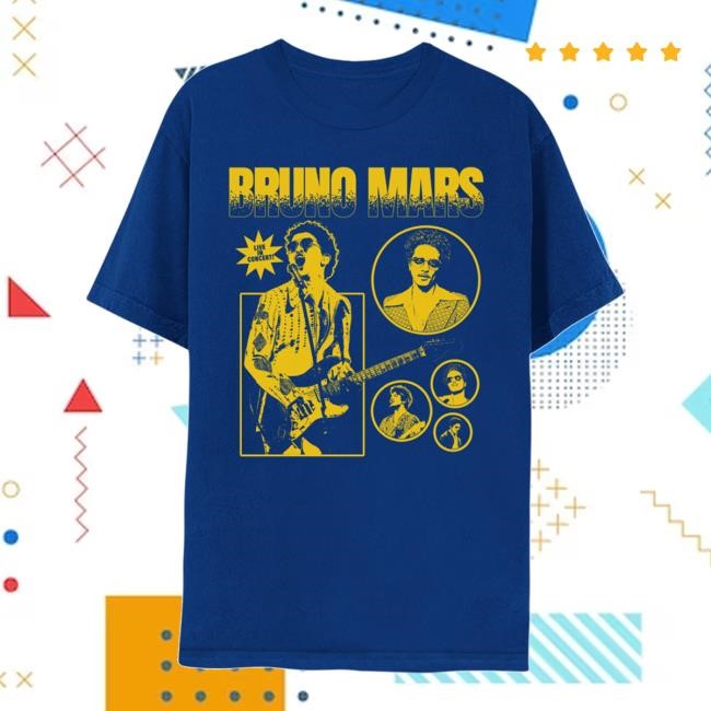 Bruno Mars Official Merch Store – Bruno Mars Retro Shirt