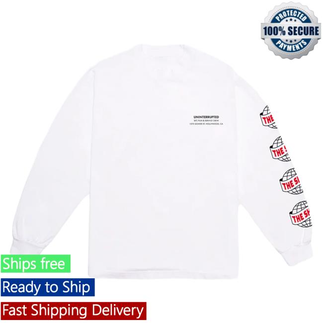 Official Maverick Carter Uninterrupted Clothing Store Shop The Shop: S5e7 Headquarters Long Sleeve Hot Shirt# White Mavcarter