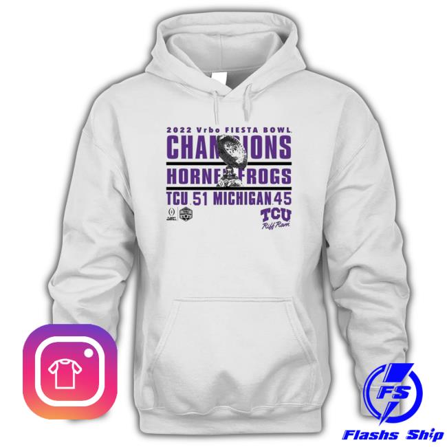 Texas Christian University Horned Frogs Football 2022 Fiesta Bowl Champions Score Classic Shirt