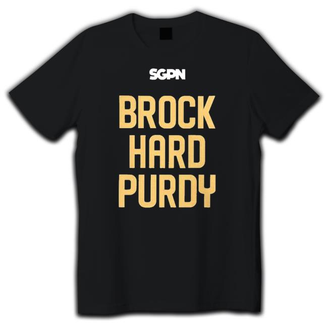 Official Top the Sports Gambling SGPN Brock Hard Purdy Hooded Sweatshirt