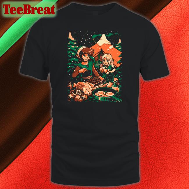 The Yetee Shop Winter Camping T-Shiirt By ixelEyeBat Wario64