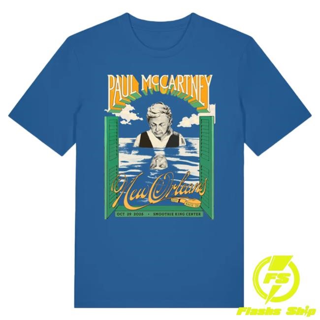 Official Paul Mccartney Merch Store Got Back 2025 New Orleans Event Hot Shirt