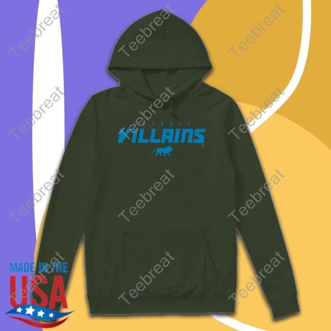 Official Detroit Villains T Shirt