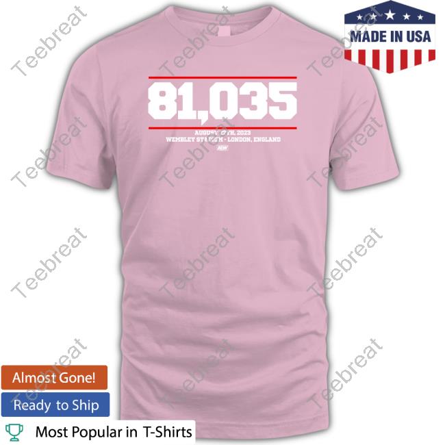 81,035 Fans Shirts