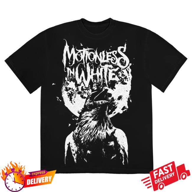 Official Miwmerch Motionless In White Crow Shirt New Miw Merch Store