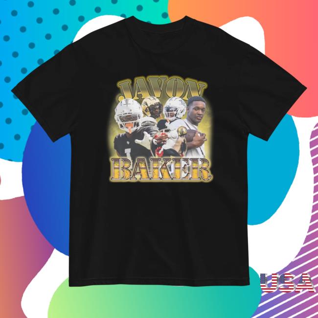 Official Brandsunlimitedshop Javon Baker Graphic Hooded Sweatshirt