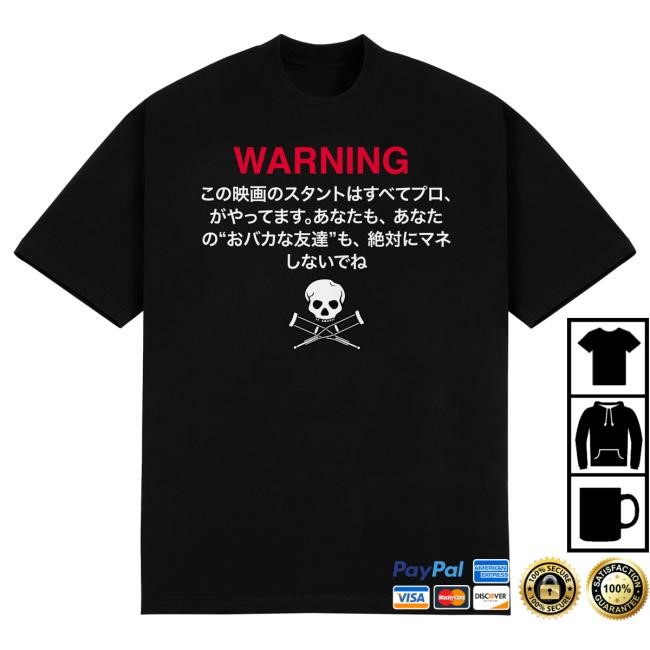 Jackass X Babylon - Warning T Shirt Babylon X Jackass: 25 Years Of Mayhem