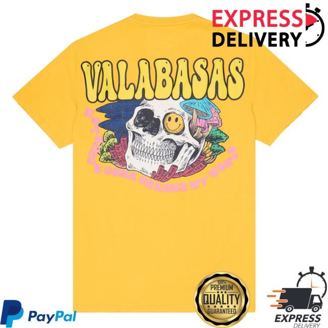 Valabasas Shop Merch "My World" Vintage Egg Yellow Tee Shirt