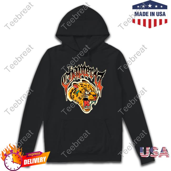 Official Chapter 17 Records Shop Ouija Leopard Tattoo Tee Shirt