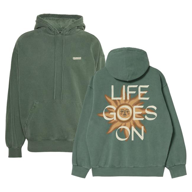 Official Ed Sheeran Store Merch Sun Dial Sweatshirt Pale Green EdSheeran Shop