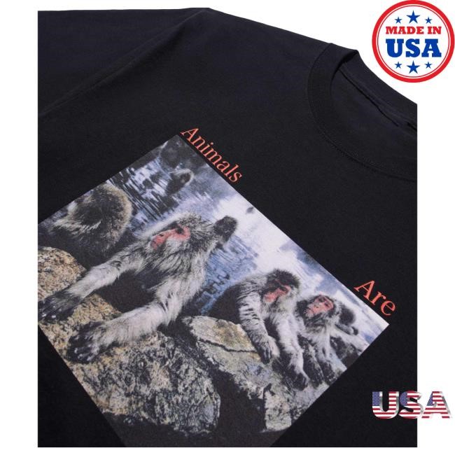 Official Noah Clothing Noah Ny Animals Are People Too Popover Shirt NoahClothing