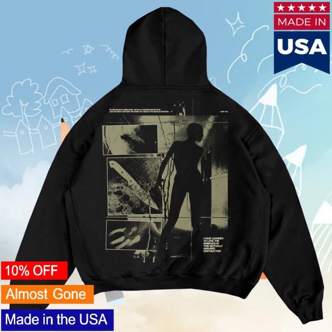 Official Spiritbox Merch Store Spirit Box Hurt You Black Zip Hoody Spiritbox Clothing Shop