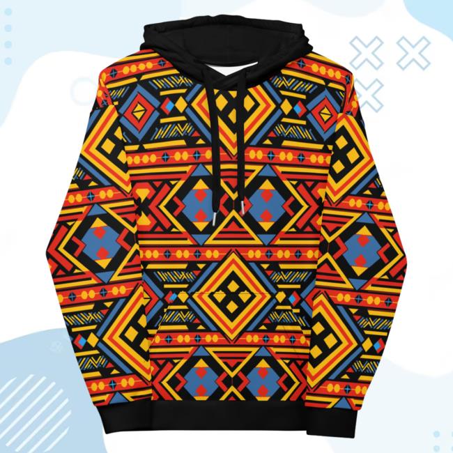 B1 Clothing Black Empowerment Clothing Store African Tribal Print Crewneck