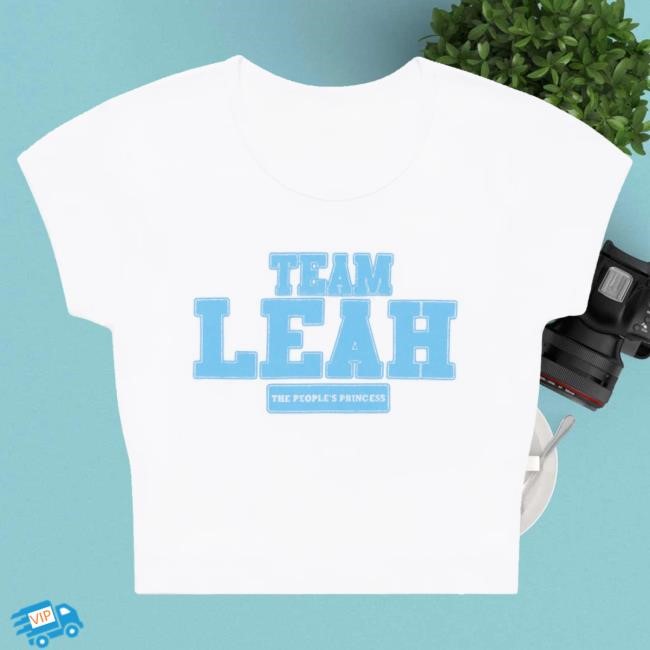 Official Leah Kateb Merch Store Leah Kateb Team Leah Cropped Baby Tee LeahKateb
