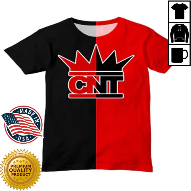 Official Cnt Split Red And Black Sublimated Hot Shirt
