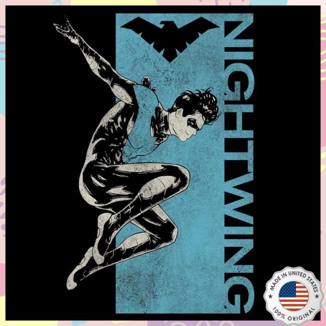 Official Heroes and Villains Merch Store Shop Batman Nightwing Forge T Shirt Heroes & Villains
