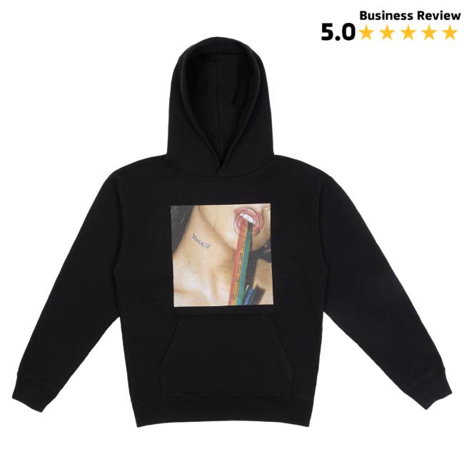 Official Rosalia Merch Store Rosalia Candy Black Hoodies Rosalia Apparel Clothing Shop