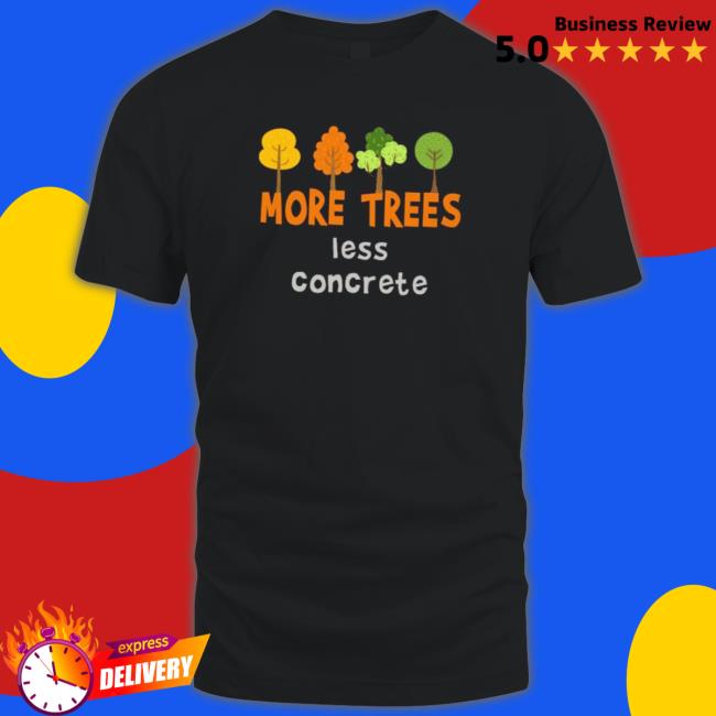 More trees less concrete Hooded Sweatshirt