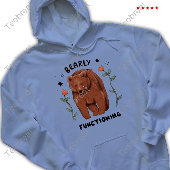 Beautiful Bastard Bearly Functioning Blue Hoodie