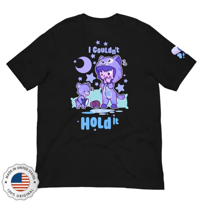 Official Pretend Again I Couldn't Hold It! T-Shirt Black (Owo / Oh Woah! Shirt) Pretendagain