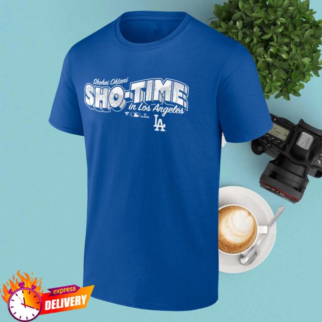Official Los Angeles Dodgers Shohei Ohtani Fanatics Branded Royal Sho-Time Shirt