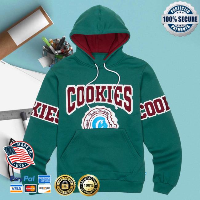 Official Cookies Merch Store Double Up Sweatshirts Forest Green