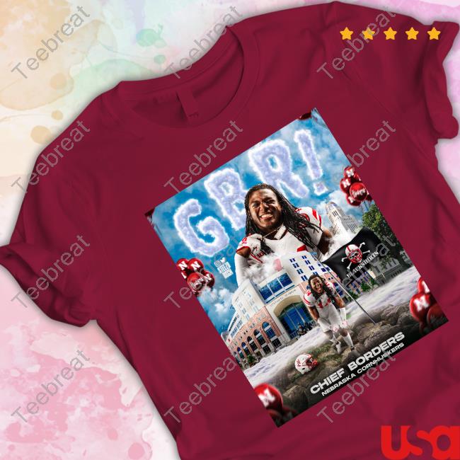 Chief Borders Nebraska Cornhuskers Shirts The Chief Borders Merch Chief Borders Nebraska Cornhuskers Limited Edition Hooded Sweatshirt