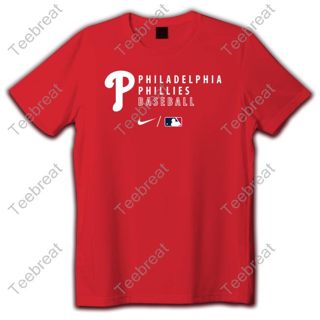 Nick Sirianni Philadelphia Phillies Baseball Collection Logo Stack Hoodies
