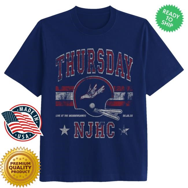 Official Thursday Live At The Meadowlands Njhc Retro Top Shirt