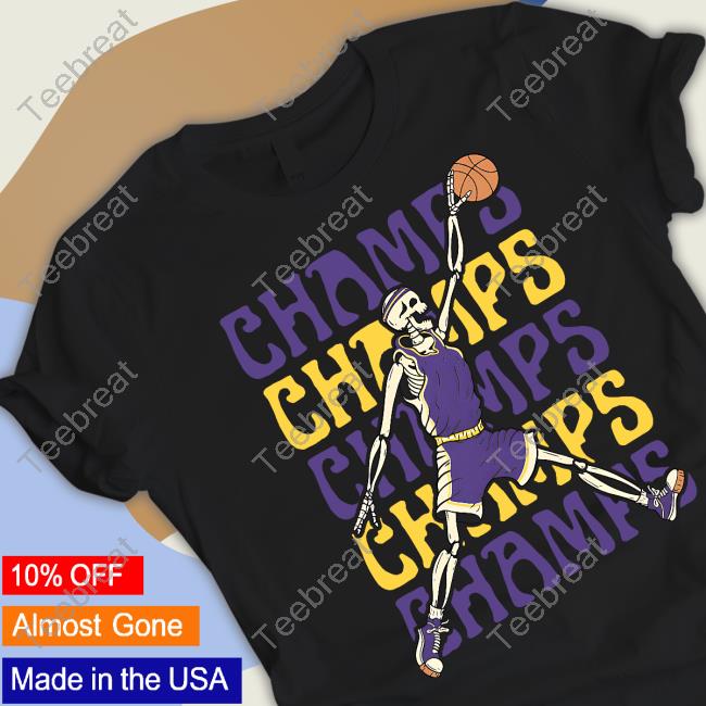 Official Barstool Sports Store Skeleton Champs Baton Rouge Tee