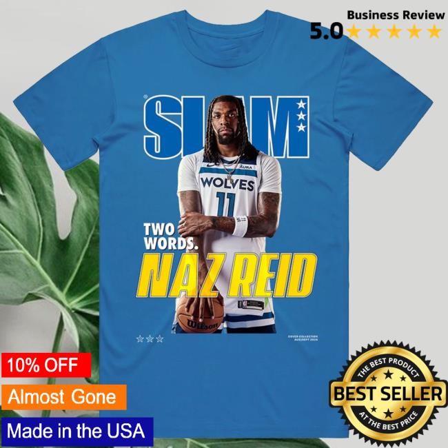 Official Slam Merch Store Shop SLAM Cover T Shirt - Naz Reid (SLAM 251) T Shirt Slam Goods Apparel