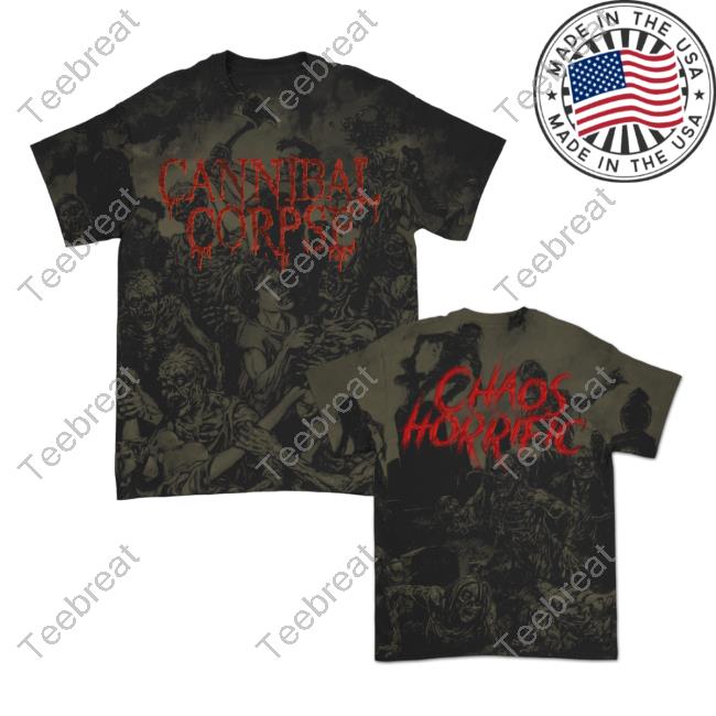 Official Cannibal Corpse Store Chaos Horrific All Over Print New Shirt