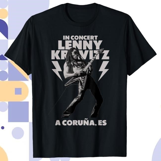 Official Lenny Kravitz – Blue Electric Light Tour 2025 A Coruna Tees
