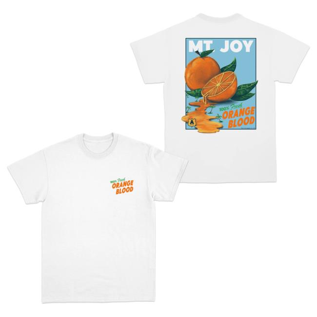 Official Mt Joy Merch Store Mt Joy Orange Blood New Shirt Mtjoy Apparel Clothing Shop