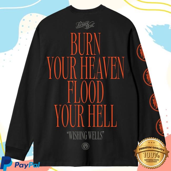 Official Parkway Drive Merch Store Shop Parkway Drive Burn Your Heaven Long Sleeve Shirt ParkwayDrive