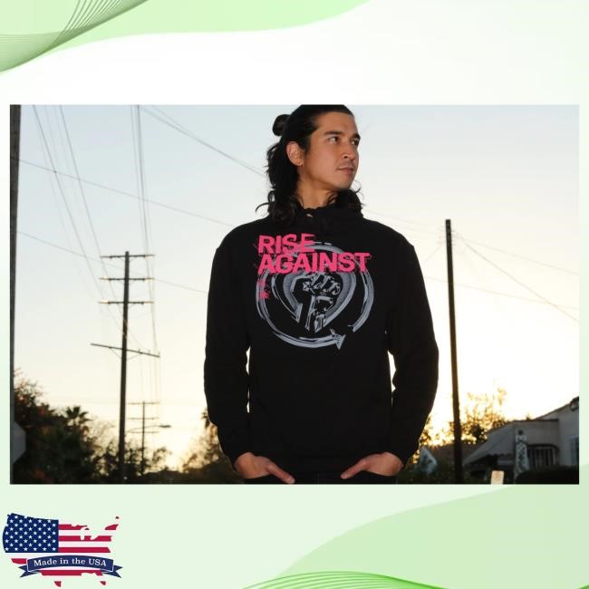 Official Rise Dual HeartFist Logo Pullover Hoodie (Black)