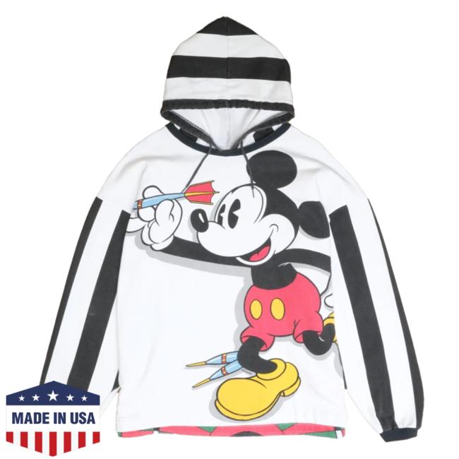 Official Throwback Vault Vintage Mickey Mouse Darts Disney AOP Shirt 2023 3D All Over Print