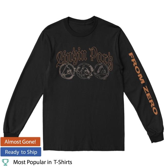 Official Linkin Park Merch Store LP Swept Black Holiday Long Sleeve Hot Shirt LinkinPark