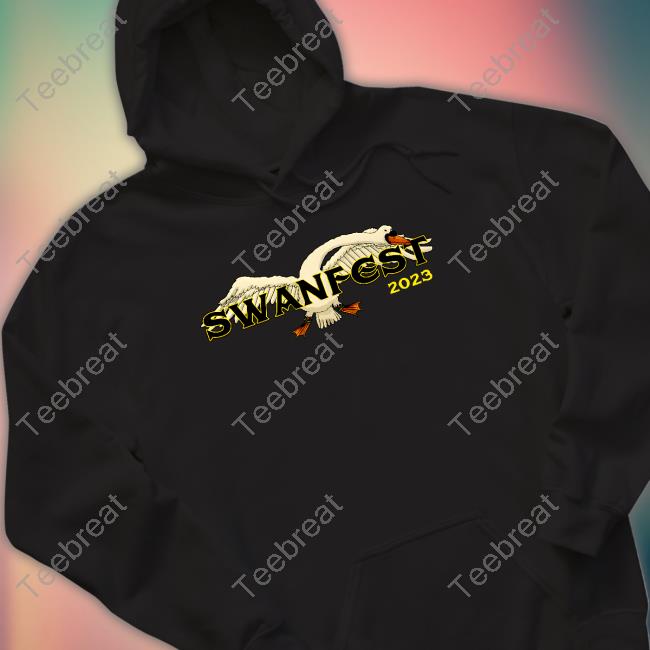 Official Dance Gavin Dance Swanfest Event 2023 Black T-Shirt