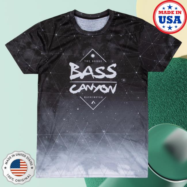 Official Excision Merch Bass Canyon Constellations Shirts Black/White
