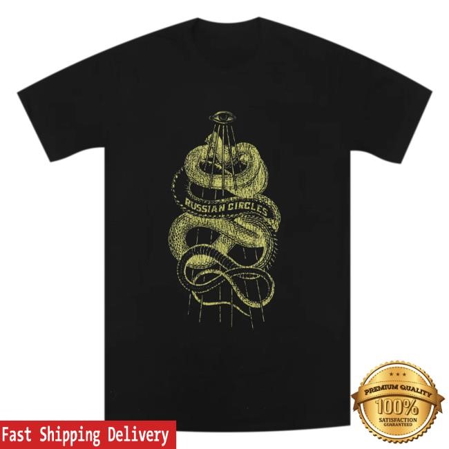 Official Hellomerch Russian Circles Cosmic Serpent Black Shirts Hello Merch