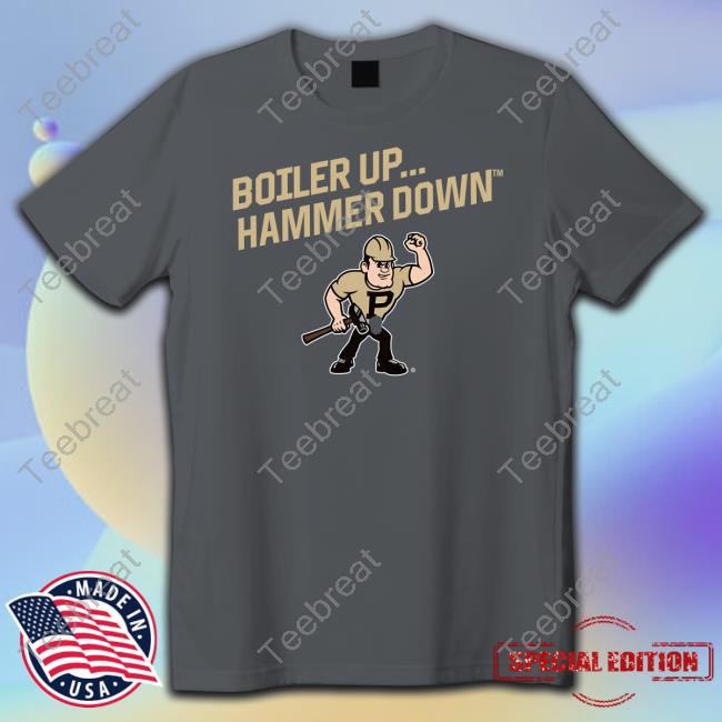 Purdue Pete Boiler Up... Hammer Down Sweatshirt