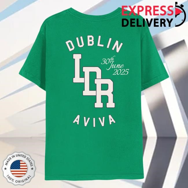 Lana Del Rey Dublin Event Tee 2025 | Lana Del Rey Merch Store Shop Official