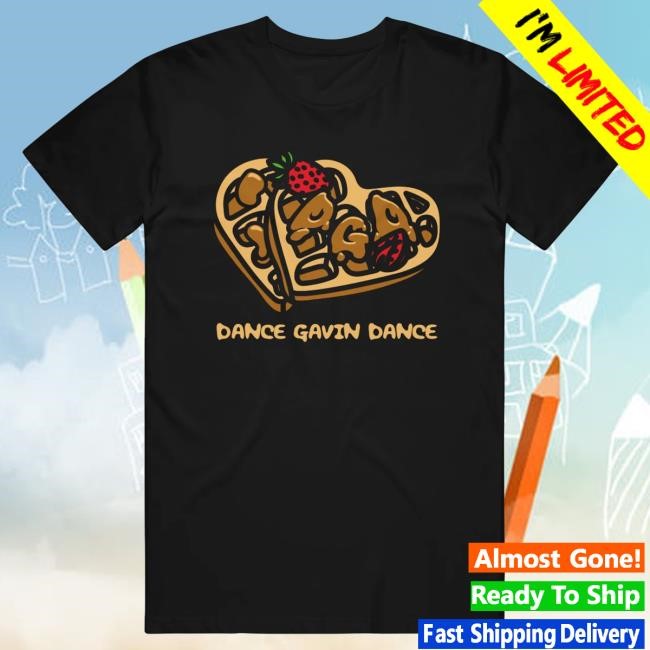Official Dance Gavin Dance Merch Waffle Black Tshirt DanceGavinDance