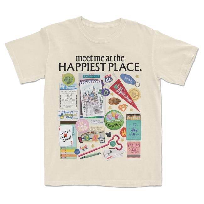 Classic Meet Me At The Happiest Place Tee The Lost Bros